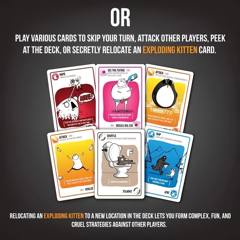 NSFW by Exploding Kittens - Card Games for Adults & Teens - A Russian Roulette Card Game 