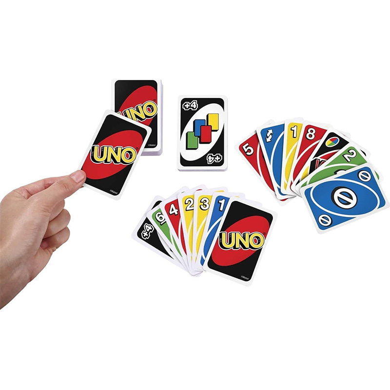 UNO Card Game for Family Night, Travel Game & Gift for Kids in a Collectible Storage Tin for 2-10 Players